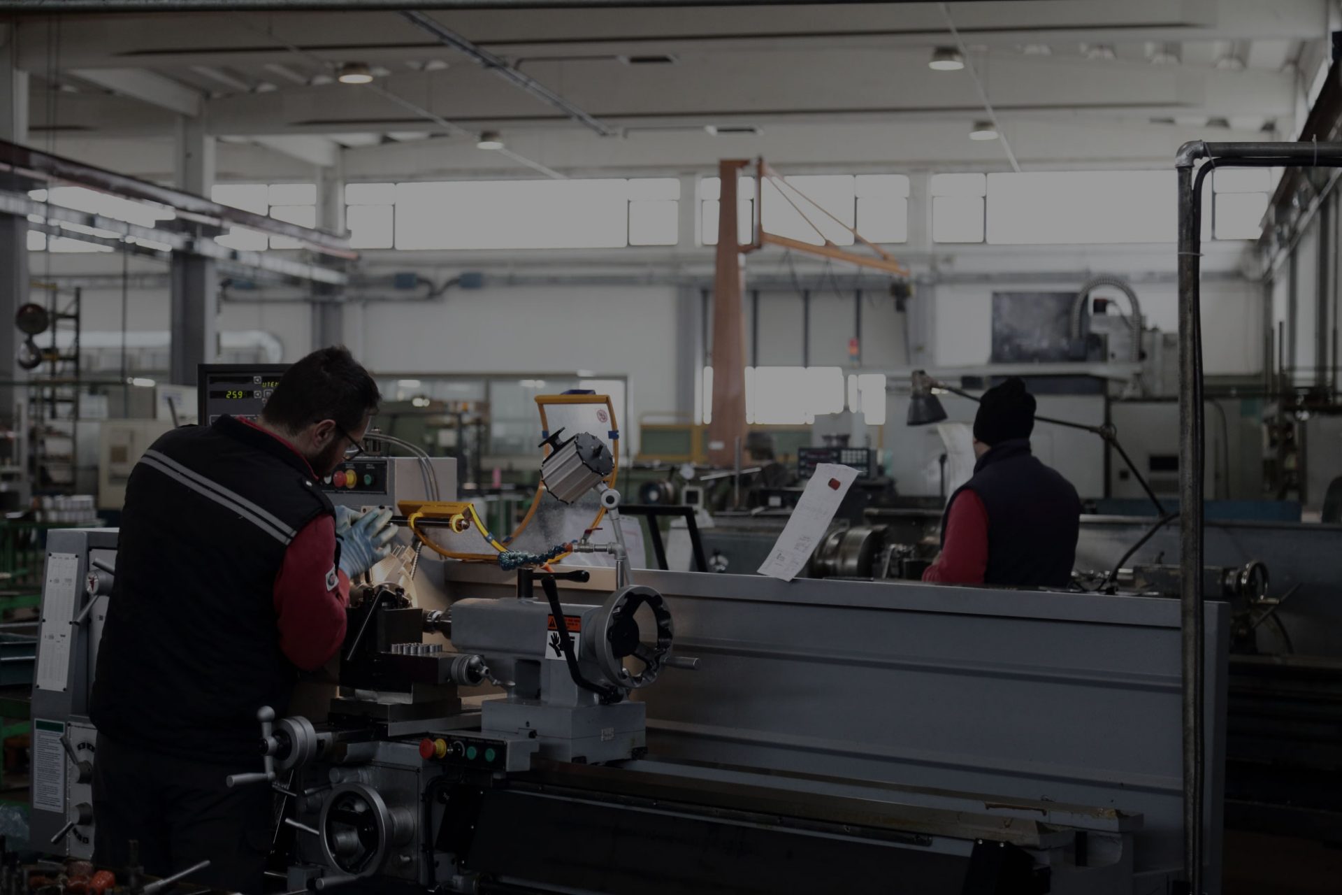 Fase di lavorazione dei componenti